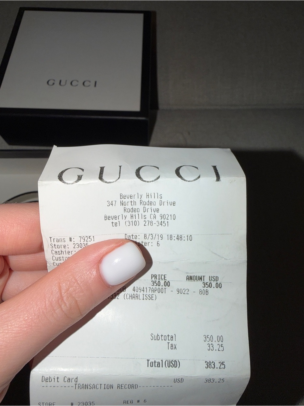 Gucci Thin Leather Belt - Picture 6 of 7
